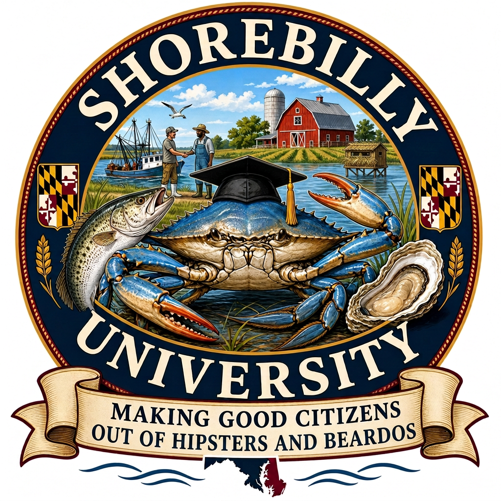 Shorebilly University crest